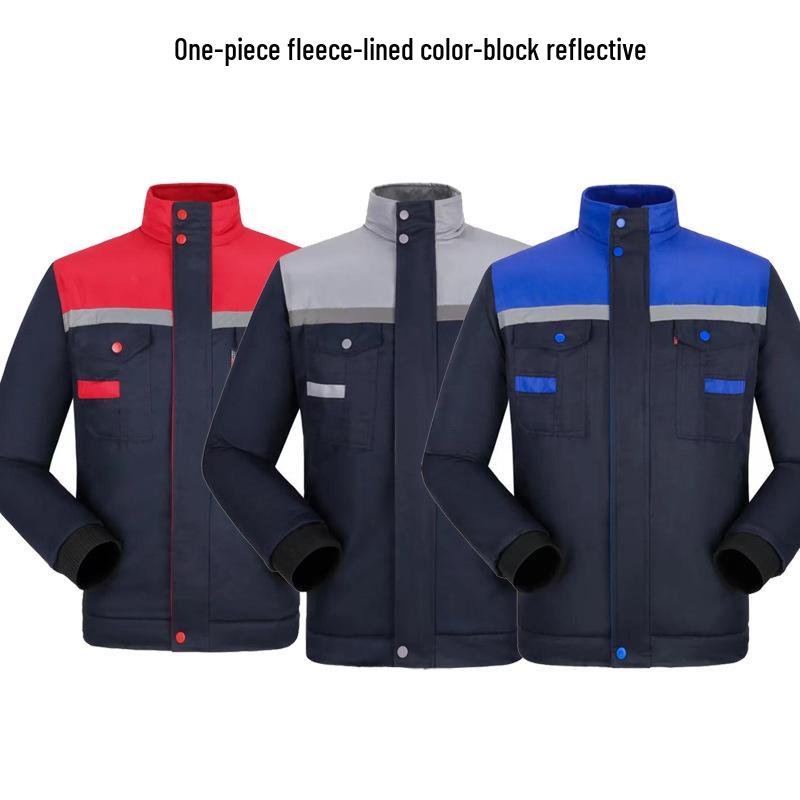 Customizable Autumn/Winter Workwear Jacket with Logo for Auto Repair Workshop