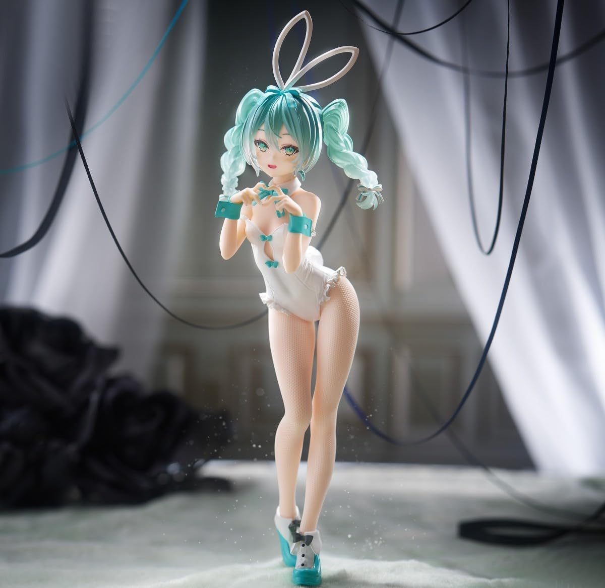 

Хацунэ Мику BiCute Bunneis Фигурка БЕЛАЯ Фигурка Официальная ru rudo ver. зелёный