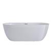 TLXT High-End Ceramic Bathtub with Floor Faucet