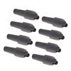 Pack of 8 Double Seal Silicone Wine Bottle Stoppers Feature Easy Pull Handle Wine Corks for Secure Preservations