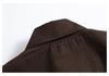 CROWD CITY Men's Cotton Workwear Jacket, Niche Design & Slanted Placket for Spring/Autumn, Y669