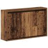 Wall Mounted Shoe Cabinet ZWOLLE 71 X 17 X 43 Cm Reclaimed Wood