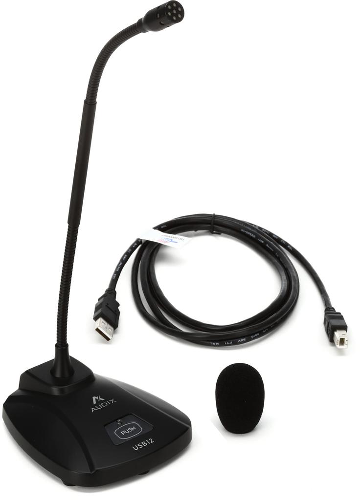 AUDIX USB Condenser Microphone with Switch Cardioid Work USB12 Telework/home