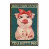 DORA Tin Sign Funny Animal Tin Poster I Do What I WantPlaque Bar Room Decor Nice Butt Wall Art Cat and Dog Vintage Tin Sign Gift N