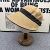 Cotton and Linen Light and Breathable Sunscreen Hat Women's Spring and Summer New Face Small Bucket Hat UV Protection Sun Hat