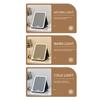 LED Makeup Mirror Portable Foldable with Light Rechargeable Makeup Mirror Desktop Fill Light Leather Shell Mirror