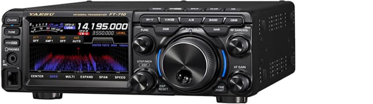 

Трансивер Yaesu Musen діапазону SDR Field HF/50MHz FT-710M (50 Вт)