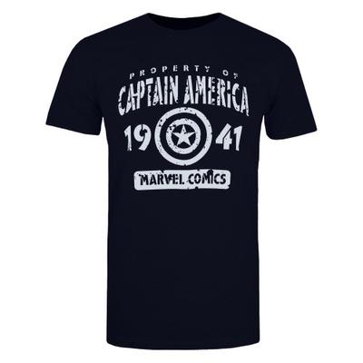 Mens Property Of Captain America T-Shirt