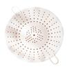 Kitchen Silicone Steaming Steaming Steamer Plate for Steamed Stand, Steamer, Pot, (Suitable 15-25cm Dishes) (Ivory)