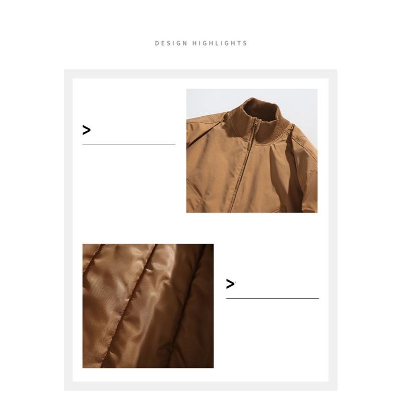 American Style Loose-Fit Warm Cotton Coat Winter Flying Jacket Padded Jacket For Men Casual Windproof Workwear Cargo Parkas