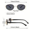 Retro Round-Frame Women's Glasses with Tortoiseshell Arms Decorative Lens Non-Prescription Oval Eyewear