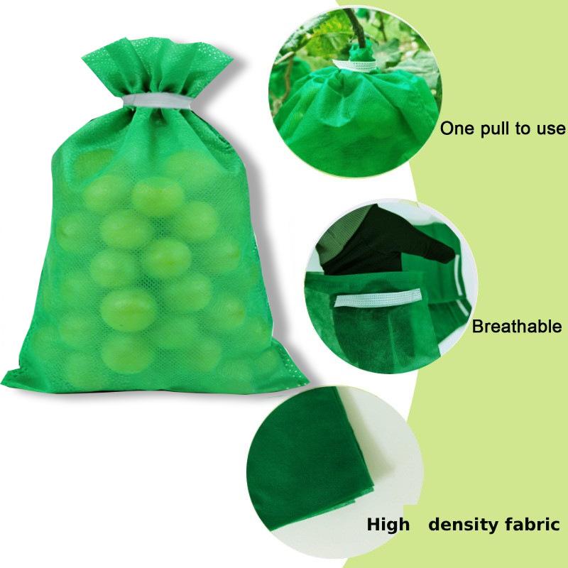 20pcs Fruit Protection Bags Reusable Protective Bags Plant Bird Insect Barrier Covers For Tomatoes Grapes Apples