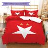 SK Prague Slavia Pattern Bedding,Quilt Set Quilt Cover Pillowcase Home Birthday Gift (1 * Duvet Cover + 2 * Pillowcase, Without Core)