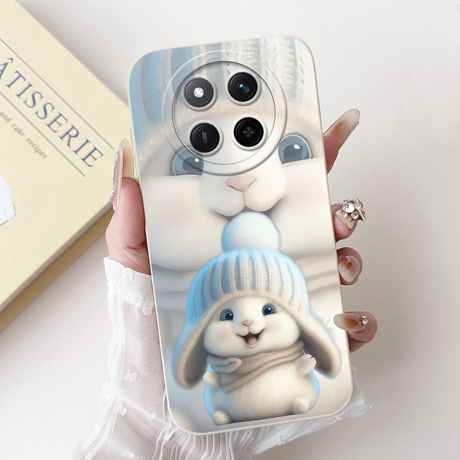 Pour Honor Magic 7 Lite 7 Pro Magic7 Coque de téléphone Magic 5 Lite 6 Lite Housse arrière Silicone Liquide Souple Funda Animaux Mignons Dessin Animé