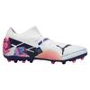 Puma Future 7 Match Mg Artificial Grass Football Shoes Unisex Football Shoes White Blue Pink 108136-01