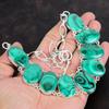 Malachite necklace 925 sterling silver necklace gemstone handmade jewelry adjustable chain necklace latest design necklace gifts for women