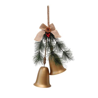 Festive Decor Christmas Bell Decoration Christmas Celebration Burlap And Metal Material Comfortable Atmosphere