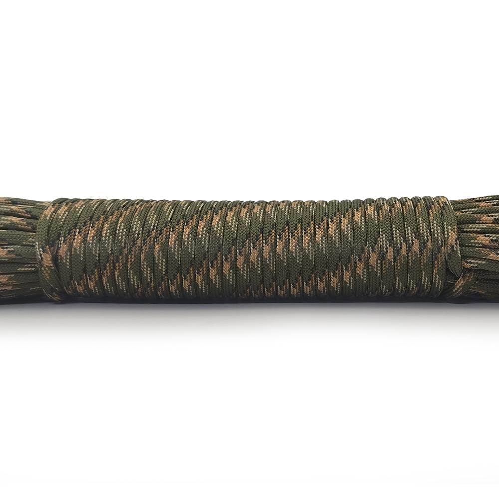 New Color Dia 4 MM 31 Meters 9 Stand Cores Paracord Parachute Cord Lanyard Tent Rope For Hiking Camping Clothesline DIY Bracelet
