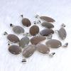 Gray Moonstone Gemstone Pendant Natural Gray Moonstone Pendant Necklace Healing Crystal Cabochon, Hand Polished Gemstone Pendant Gift For Her