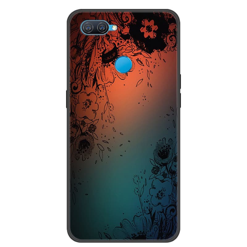 For OPPO A12 Case Cool Painted Cover Soft Silicone Phone Case For OPPO A7 AX7 Back Covers Bumper Coque A12 CPH2083 CPH2077 Coque