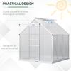 190 X 190cm Walk-In Polycarbonate Greenhouse