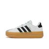 adidas VL Court Bold Silver Lurex Secret Slip Resistant Waterproof Abrasion Resistant Low Top Skateboard Shoes Women's IH3083(Team2480-)