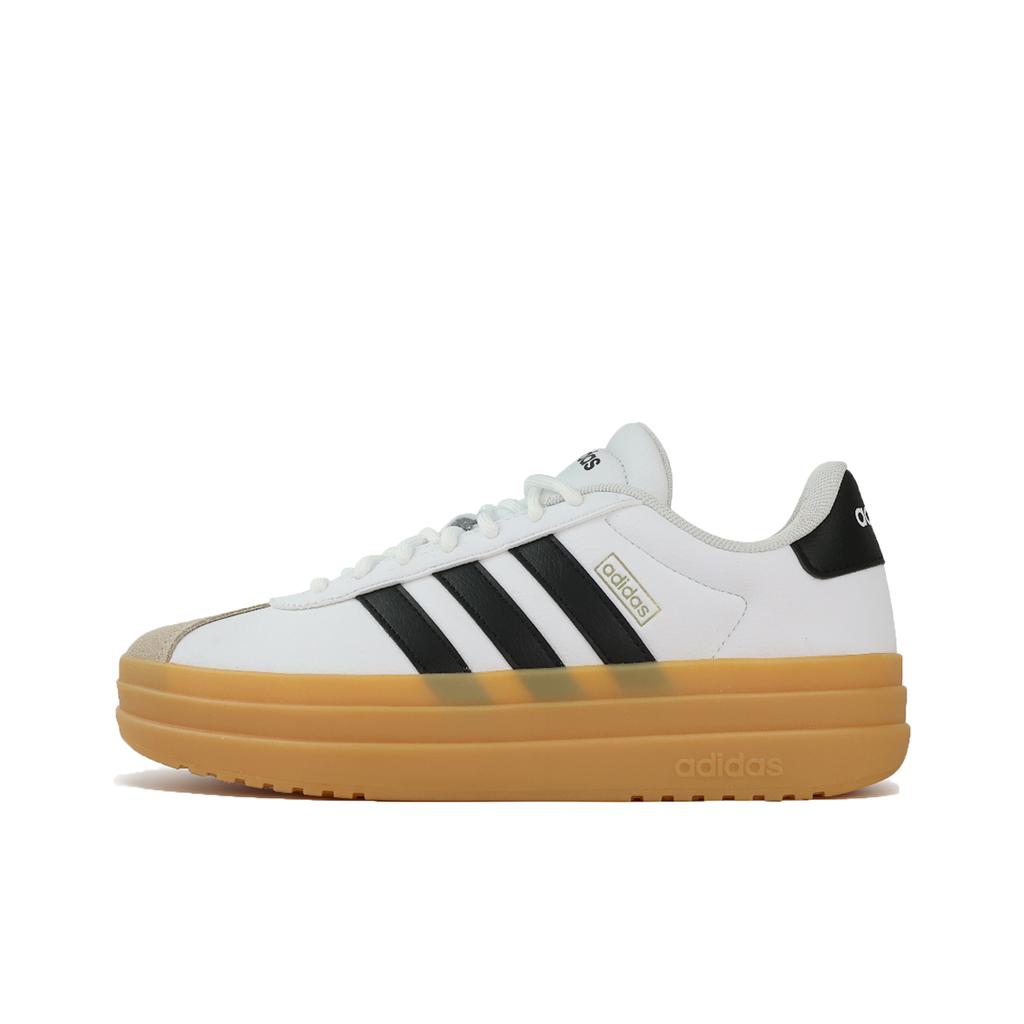 adidas VL Court Bold Silver Lurex Secret Slip Resistant Waterproof Abrasion Resistant Low Top Skateboard Shoes Women's IH3083(Team2480-)