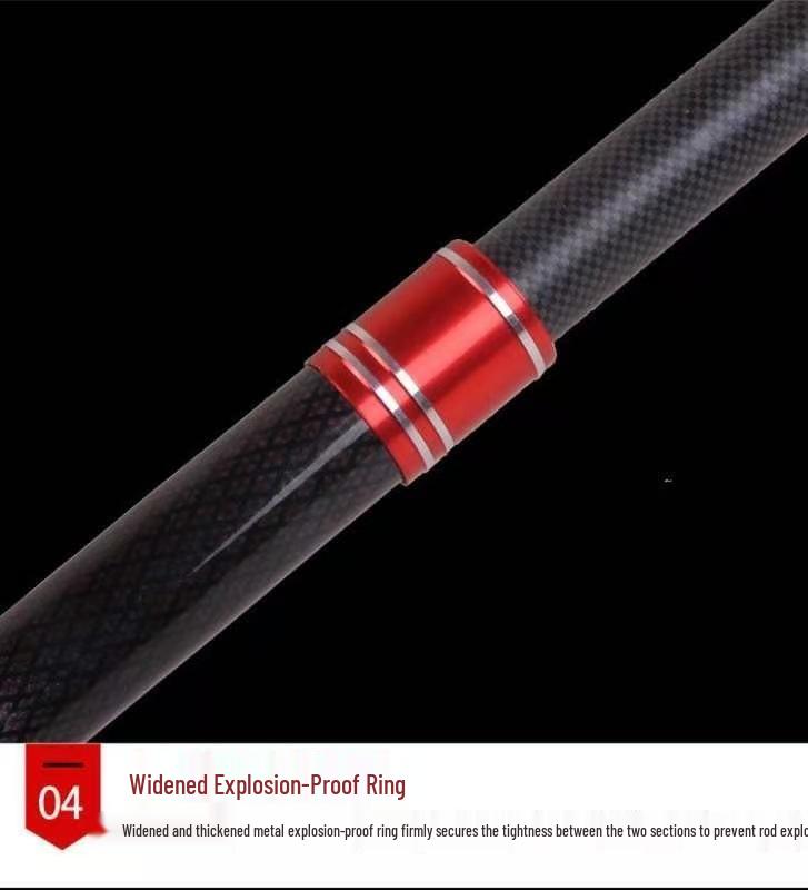 Wędzisko do wędkarstwa morskiego z włókna węglowego do dalekich rzutów - Twardy i wytrzymały sprzęt wędkarski