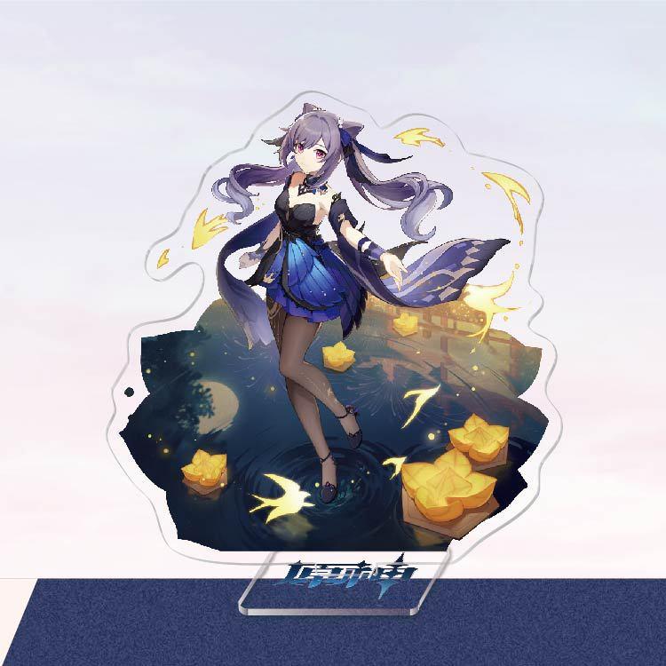 16CM Anime Game Genshin Impact Acrylic Cosplay Character Stand Figure Stand Painted Desk Decor Ornament Gift