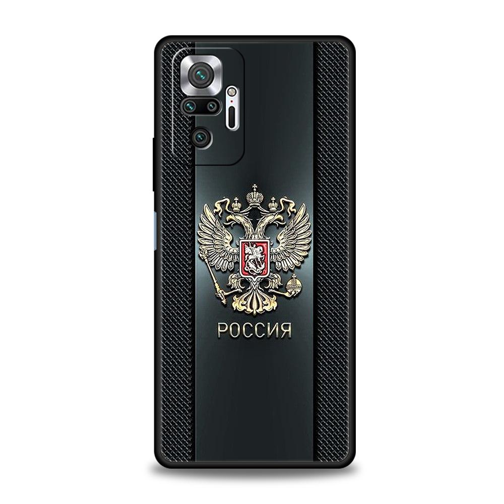 Russia Russian Flags Phone Case Cover for Redmi 13C 10C Note 13 12 10 11 Pro Plus 7 8T K40 K50 Gaming Pro Plus 5G Soft Shell Bag