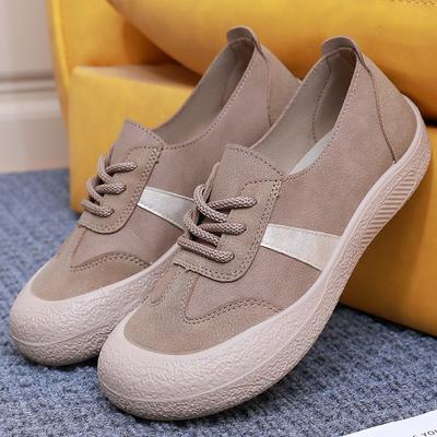 Shoes Women's  Spring and Autumn New Casual Flat Mother Shoes Fashionable Versatile and Lightweight Moral Training Shoes