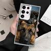 German Shepherd Dog Shockproof Phone Case for Samsung Galaxy S26 Edge S25 Ultra S24 FE S23 Plus S21 Cover Anti Fall Fundas