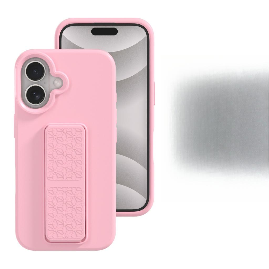 Suitable for Ip16promax Liquid Silicone Wristband Stand, Apple 15/14 Solid Color Protective Case