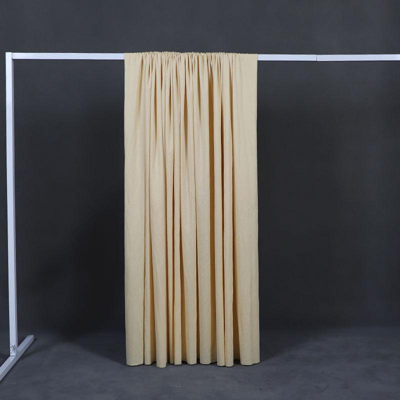5/10M Milk Silk Stretch Fabric Wedding Arch Drapes Wedding Backdrop Curtain for Stage Banquet Birthday Party Sheer Drapery Decor