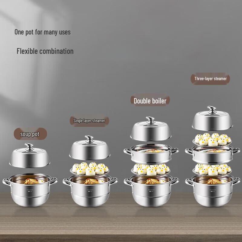 Meichu 304 Edelstahl Dampfgarer