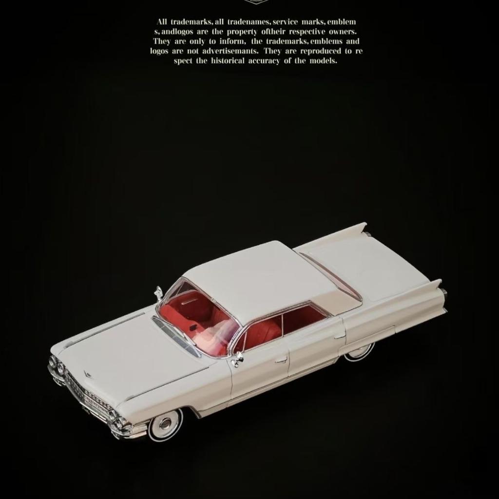 MK 1:64 1962 Cadillac Sedan De Ville Grecian & 1994 Lincoln Town Car Limited In Stock for Classic American Luxury Collectors Toy