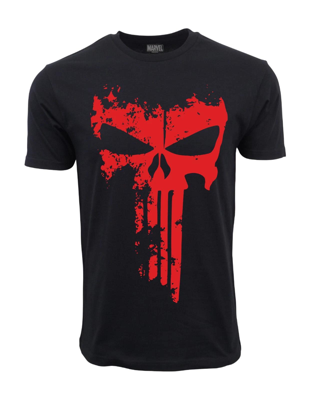 Men s and Women s T-shirts MARVEL THE PUNISHER LARGE LOGO GRAPHIC S