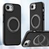 Magnetic Ring Holder Stand Frosted TPU+PC Phone Case, Shockproof Anti-fingerprint Anti-yellow Anti-scratch Protective Cover