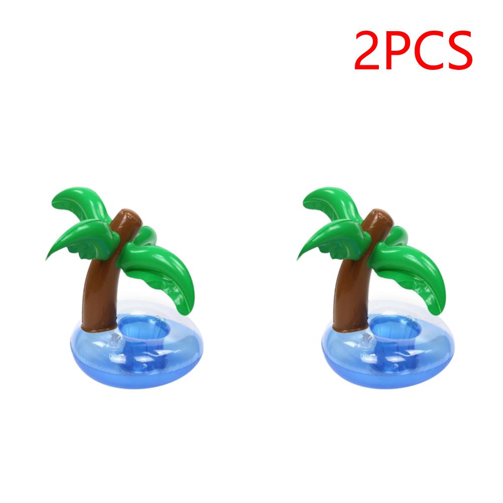 Floating Inflatable Coconut Tree Cup Holder Beverage Coasters Beach Party Supplies Beverage Boats Baby Pool Drink Holder