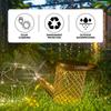 Große Retro Metall Laterne Solar Gießkanne Licht Außen Wasserdicht Dusche Lichter Hängender Stern LED Lichterkette für Gartendekoration