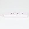 BUFFALO 3 pin power tap 4 ports standard 2m white BSTAPST3420WH