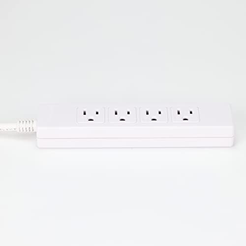 BUFFALO 3 pin power tap 4 ports standard 2m white BSTAPST3420WH