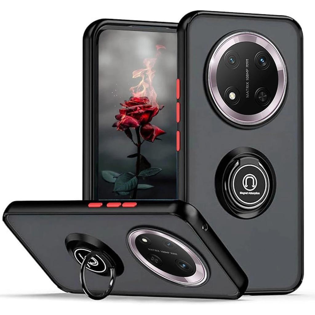 Armor Matte Case For Honor Magic 7 Lite Pro X9c 5G Cover Ring Magnetic Stand Holder Shockproof Coque Shell Fundas