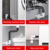 Wall Drain Pipe Odor Preventer Bathroom Kitchen Drain Backflow Preventer Sink Plug Smell Stopper Kitchens Deodorizing Tool For