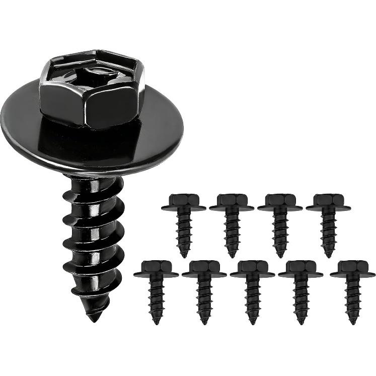 20PCS Bumper Cover Splash Shield Mud Guard Screw Bolt, Car Fender Liner Bolts, 90159-60498 Hex Head Screw Bolts, Car Fender Bumper Retainers