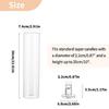 Candle Glass Taper Set Holders Of 2 Clear Windproof Covers Design Easy To Clean For Romantics Night Family Gatherings