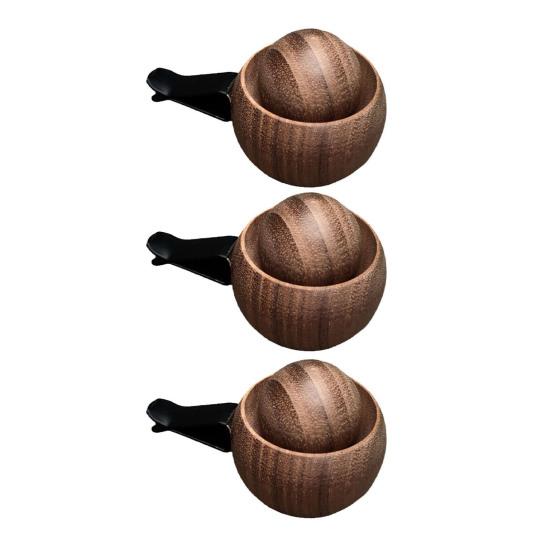 Houten Etherische Olie Diffuser Ronde Bal Aromatherapie Diffuser Natuurlijke Walnoot Passieve Olie Diffuser voor Huis Auto Yoga Zaal SPA