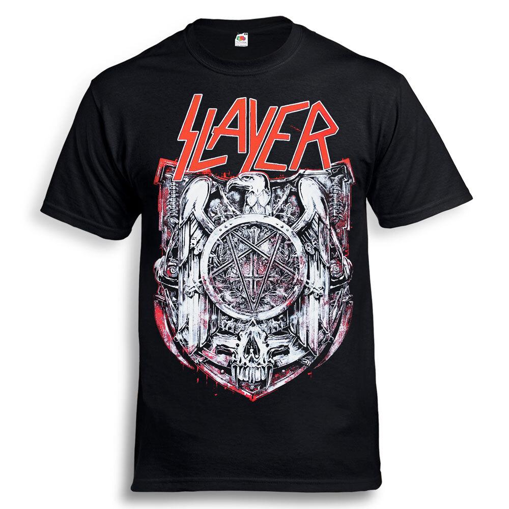 SLAYER Eagle with shield Black T-Shirt Unisex T-Shirt XXL