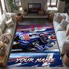 Jorge Lorenzo Customize Your Name Floor Rug Office Rug Perfect For Dormitory Kitchen Balcony Playrooms Antislip Carpet Anime Office Decor