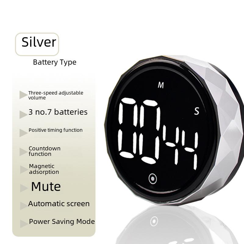 Rotating Magnetic Kitchen Timer for Baking & Learning